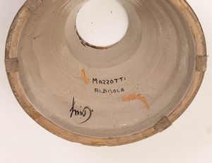 Tullio Mazzotti : Albisola, 1940 ca  - Asta Arti Decorative del XX secolo - Associazione Nazionale - Case d'Asta italiane