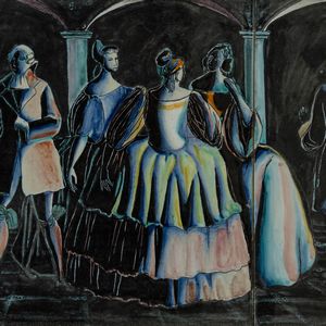 Mengaroni, Pesaro, 1950 ca  - Asta Arti Decorative del XX secolo - Associazione Nazionale - Case d'Asta italiane