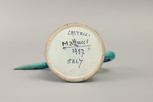 Serafino Mattucci : Castelli, 1957 ca  - Asta Arti Decorative del XX secolo - Associazione Nazionale - Case d'Asta italiane