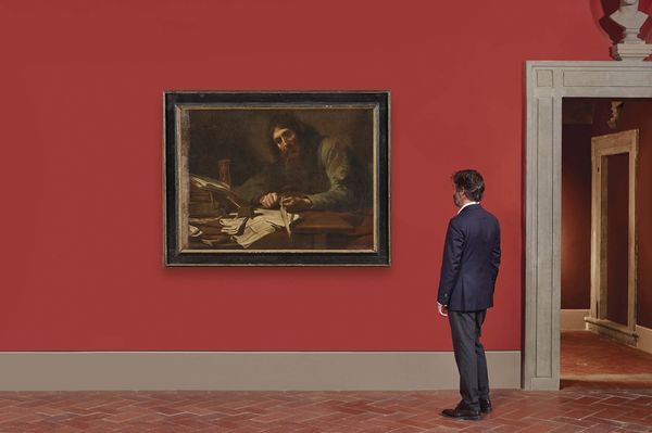 Artista caravaggesco, sec. XVII  - Asta Dipinti antichi  - Associazione Nazionale - Case d'Asta italiane