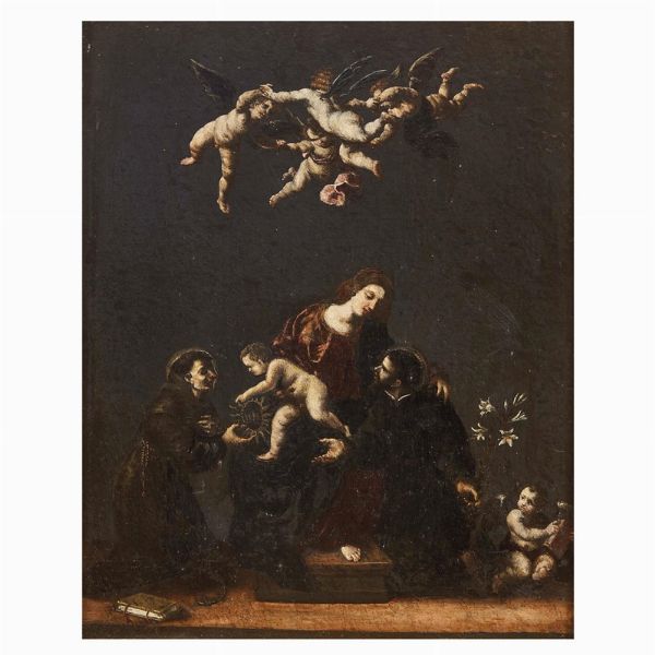 Scuola Veronese, sec. XVII  - Asta Dipinti antichi  - Associazione Nazionale - Case d'Asta italiane