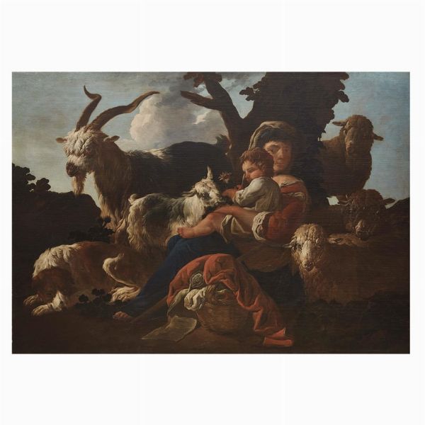 Peter Philip Roos, detto Rosa da Tivoli  - Asta Dipinti antichi  - Associazione Nazionale - Case d'Asta italiane