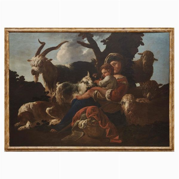 Peter Philip Roos, detto Rosa da Tivoli  - Asta Dipinti antichi  - Associazione Nazionale - Case d'Asta italiane