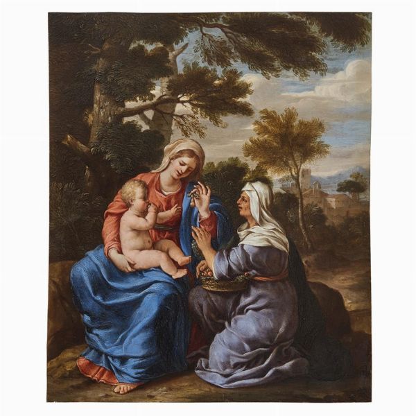 Artista francese, sec. XVII  - Asta Dipinti antichi  - Associazione Nazionale - Case d'Asta italiane