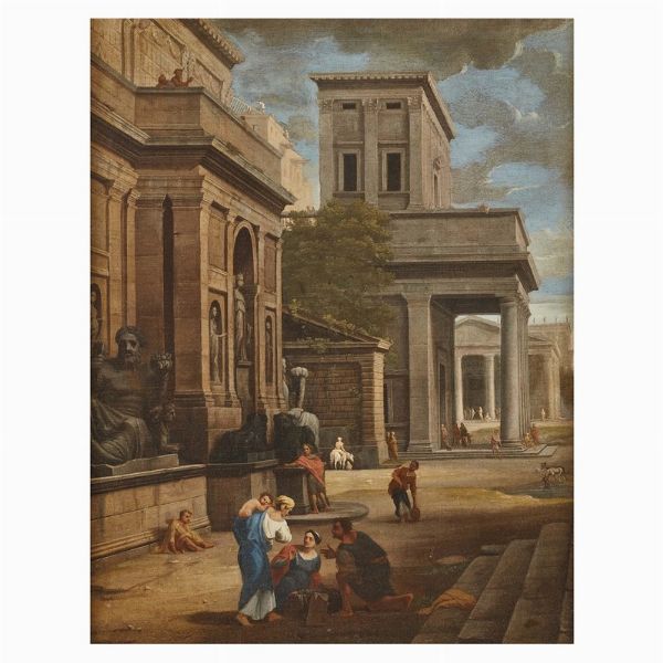 Artista francese a Roma, sec. XVII  - Asta Dipinti antichi  - Associazione Nazionale - Case d'Asta italiane