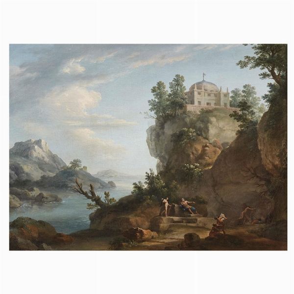 Scuola francese, sec. XVIII  - Asta Dipinti antichi  - Associazione Nazionale - Case d'Asta italiane