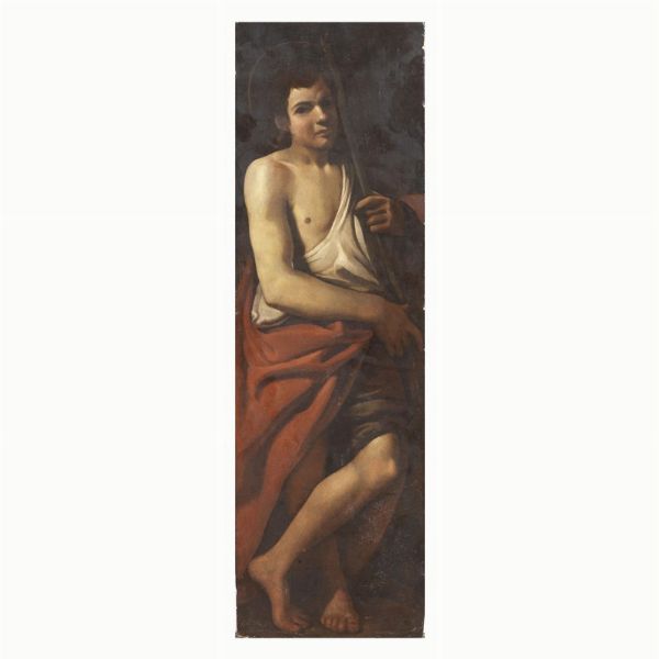 Artista caravaggesco, inizio sec. XVII  - Asta Dipinti antichi  - Associazione Nazionale - Case d'Asta italiane