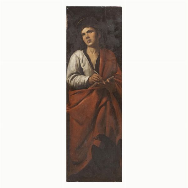 Artista caravaggesco, inizio sec. XVII  - Asta Dipinti antichi  - Associazione Nazionale - Case d'Asta italiane