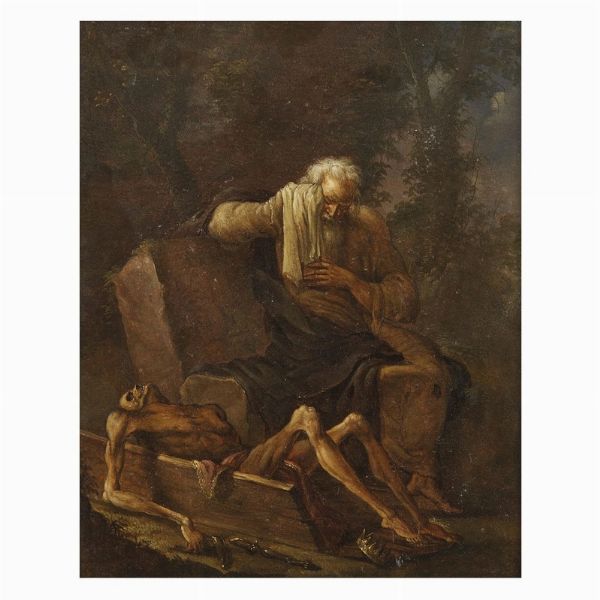 Seguace di Salvator Rosa, sec. XVII  - Asta Dipinti antichi  - Associazione Nazionale - Case d'Asta italiane