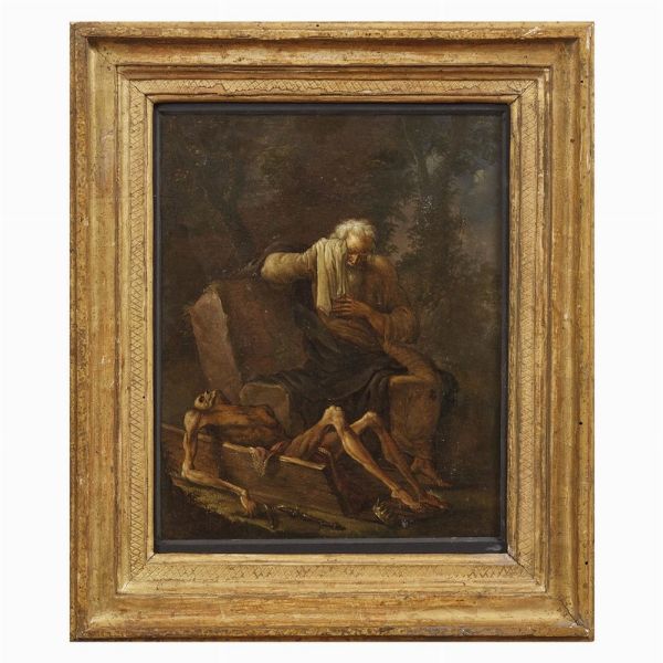 Seguace di Salvator Rosa, sec. XVII  - Asta Dipinti antichi  - Associazione Nazionale - Case d'Asta italiane
