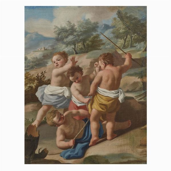 Scuola napoletana, sec. XVIII  - Asta Dipinti antichi  - Associazione Nazionale - Case d'Asta italiane
