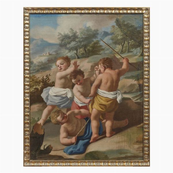 Scuola napoletana, sec. XVIII  - Asta Dipinti antichi  - Associazione Nazionale - Case d'Asta italiane