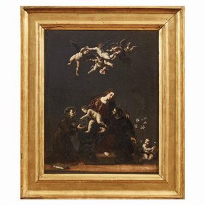 Scuola Veronese, sec. XVII  - Asta Dipinti antichi  - Associazione Nazionale - Case d'Asta italiane