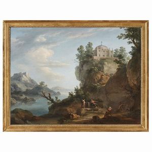 Scuola francese, sec. XVIII  - Asta Dipinti antichi  - Associazione Nazionale - Case d'Asta italiane