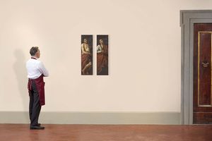 Artista caravaggesco, inizio sec. XVII  - Asta Dipinti antichi  - Associazione Nazionale - Case d'Asta italiane