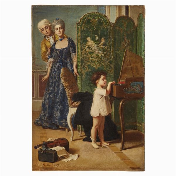 NANI NAPOLEONE : Napoleone Nani  - Asta DIPINTI DEL SECOLO XIX - Associazione Nazionale - Case d'Asta italiane