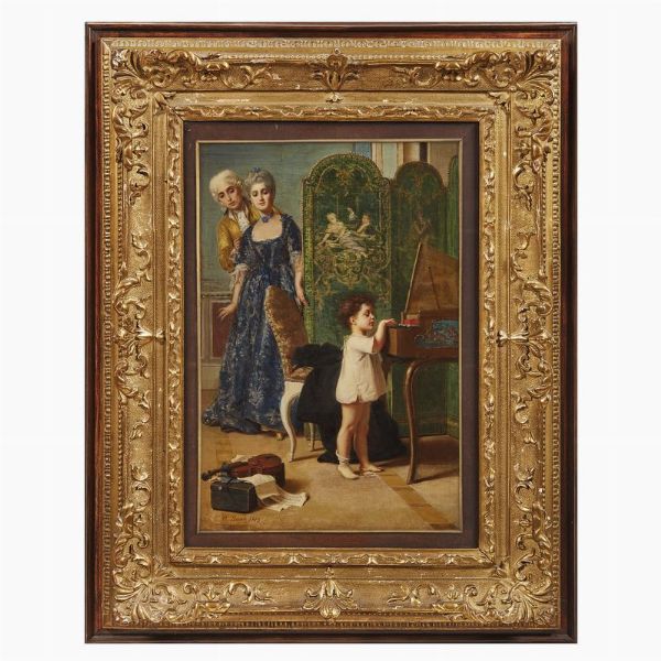 NANI NAPOLEONE : Napoleone Nani  - Asta DIPINTI DEL SECOLO XIX - Associazione Nazionale - Case d'Asta italiane