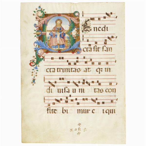 Scuola toscana, sec. XV  - Asta STAMPE E DISEGNI DAL XV AL XIX SECOLO - Associazione Nazionale - Case d'Asta italiane