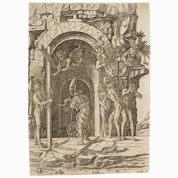 Cerchia di Andrea Mantegna  - Asta STAMPE E DISEGNI DAL XV AL XIX SECOLO - Associazione Nazionale - Case d'Asta italiane