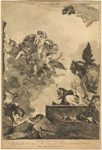 Giandomenico Tiepolo  - Asta STAMPE E DISEGNI DAL XV AL XIX SECOLO - Associazione Nazionale - Case d'Asta italiane