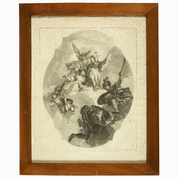 Francesco Bartolozzi da Francesco Fontebasso  - Asta STAMPE E DISEGNI DAL XV AL XIX SECOLO - Associazione Nazionale - Case d'Asta italiane