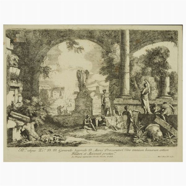 Marco Ricci  - Asta STAMPE E DISEGNI DAL XV AL XIX SECOLO - Associazione Nazionale - Case d'Asta italiane