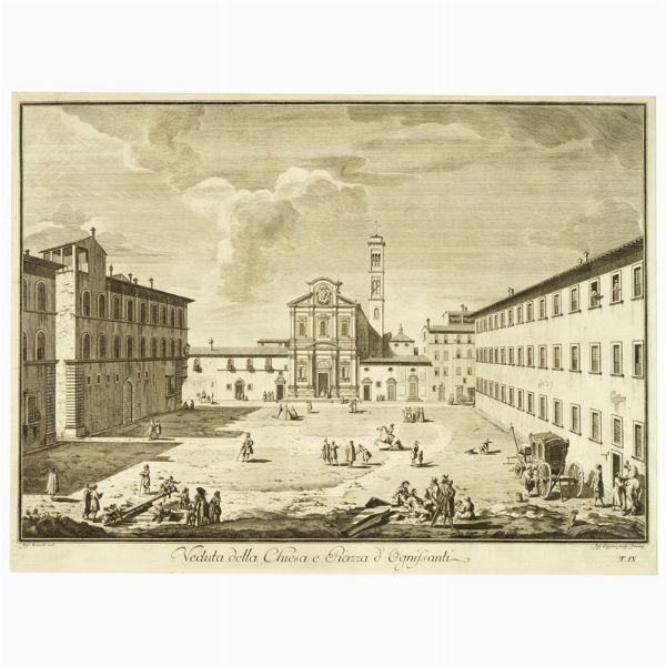 Giuseppe Zocchi (da)  - Asta STAMPE E DISEGNI DAL XV AL XIX SECOLO - Associazione Nazionale - Case d'Asta italiane