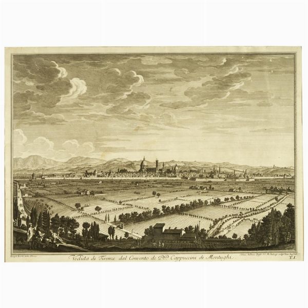 Giuseppe Zocchi (da)  - Asta STAMPE E DISEGNI DAL XV AL XIX SECOLO - Associazione Nazionale - Case d'Asta italiane