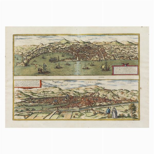 da Georg Braun e Frans Hogenberg  - Asta STAMPE E DISEGNI DAL XV AL XIX SECOLO - Associazione Nazionale - Case d'Asta italiane