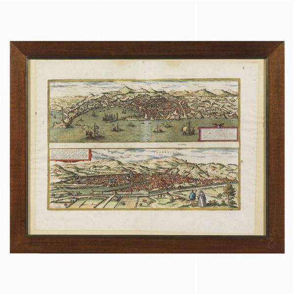 da Georg Braun e Frans Hogenberg  - Asta STAMPE E DISEGNI DAL XV AL XIX SECOLO - Associazione Nazionale - Case d'Asta italiane