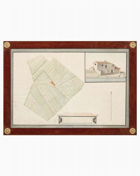 CABREO, TOSCANA PRIMA MET SEC. XIX  - Asta STAMPE E DISEGNI DAL XV AL XIX SECOLO - Associazione Nazionale - Case d'Asta italiane