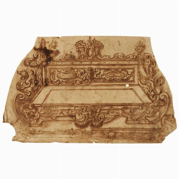 Scuola romana, sec. XVI  - Asta STAMPE E DISEGNI DAL XV AL XIX SECOLO - Associazione Nazionale - Case d'Asta italiane