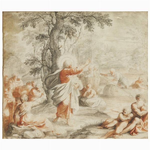 Scuola emiliana, sec. XVII  - Asta STAMPE E DISEGNI DAL XV AL XIX SECOLO - Associazione Nazionale - Case d'Asta italiane