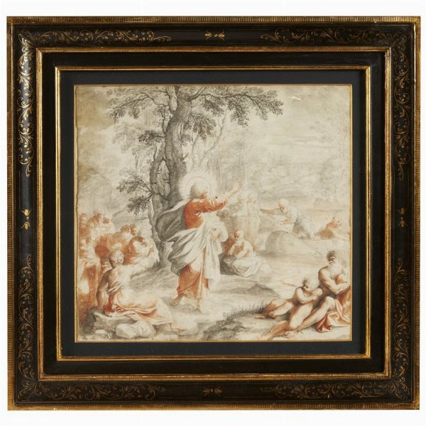 Scuola emiliana, sec. XVII  - Asta STAMPE E DISEGNI DAL XV AL XIX SECOLO - Associazione Nazionale - Case d'Asta italiane