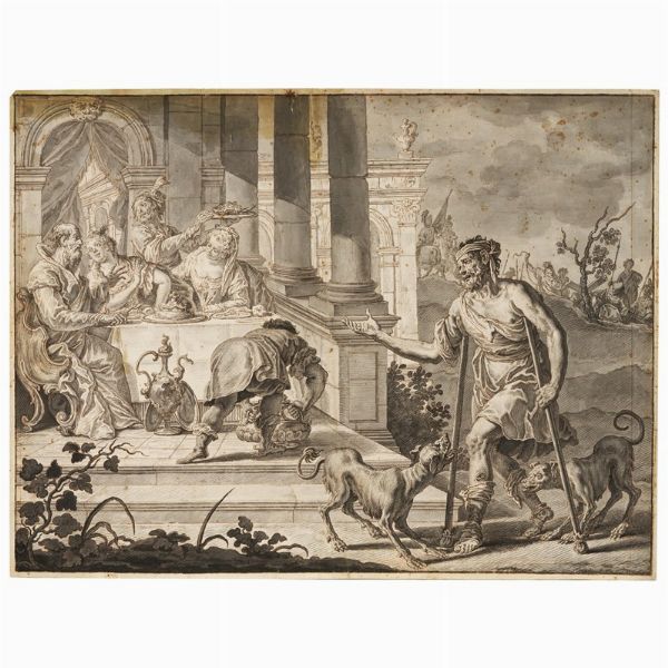Artista veneto, sec. XVII  - Asta STAMPE E DISEGNI DAL XV AL XIX SECOLO - Associazione Nazionale - Case d'Asta italiane
