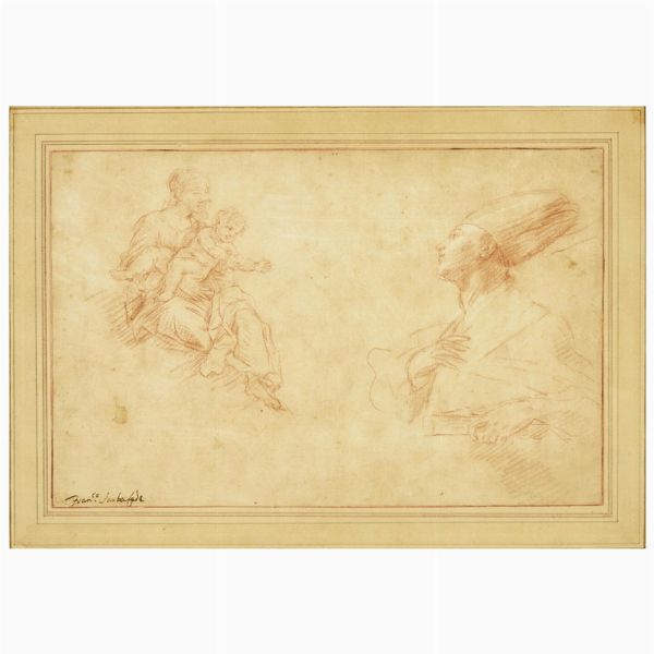 Attribuito a Fabrizio Santafede  - Asta STAMPE E DISEGNI DAL XV AL XIX SECOLO - Associazione Nazionale - Case d'Asta italiane