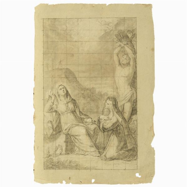 Artista romano, fine sec. XVIII  - Asta STAMPE E DISEGNI DAL XV AL XIX SECOLO - Associazione Nazionale - Case d'Asta italiane