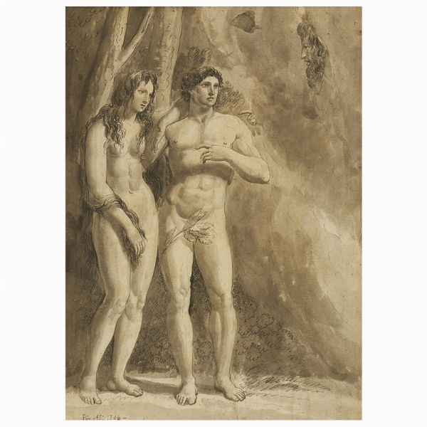 Attribuito a Bartolomeo Pinelli  - Asta STAMPE E DISEGNI DAL XV AL XIX SECOLO - Associazione Nazionale - Case d'Asta italiane