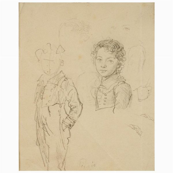 Artista lombardo, sec. XIX  - Asta STAMPE E DISEGNI DAL XV AL XIX SECOLO - Associazione Nazionale - Case d'Asta italiane