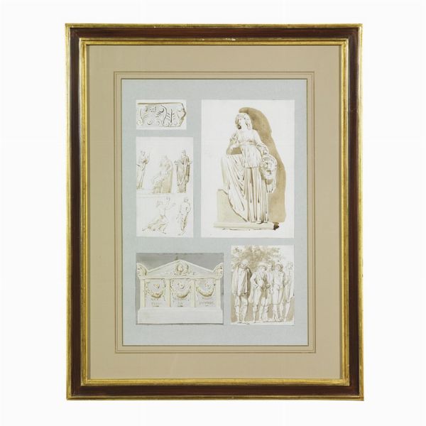 Pierre Franois Lonard Fontaine  - Asta STAMPE E DISEGNI DAL XV AL XIX SECOLO - Associazione Nazionale - Case d'Asta italiane