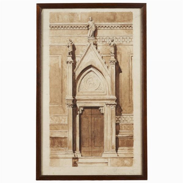 Artista italiano della fine del sec. XIX  - Asta STAMPE E DISEGNI DAL XV AL XIX SECOLO - Associazione Nazionale - Case d'Asta italiane