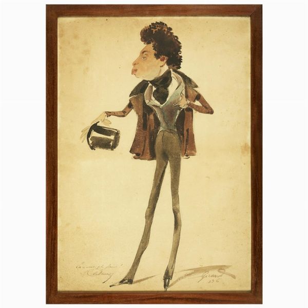 Eugène Pierre François Giraud  - Asta STAMPE E DISEGNI DAL XV AL XIX SECOLO - Associazione Nazionale - Case d'Asta italiane