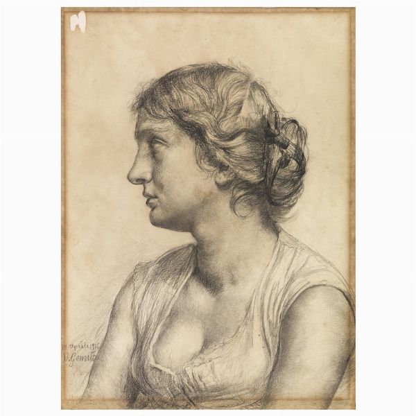 GEMITO VINCENZO : Vincenzo Gemito  - Asta STAMPE E DISEGNI DAL XV AL XIX SECOLO - Associazione Nazionale - Case d'Asta italiane