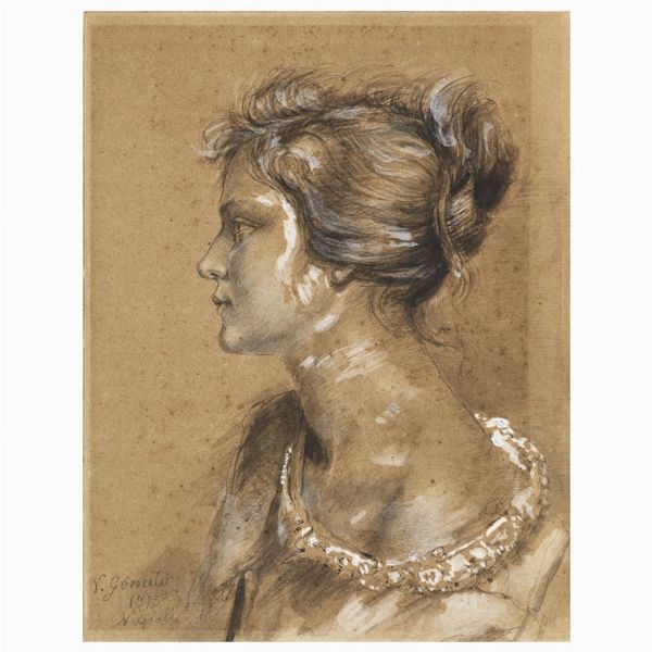 GEMITO VINCENZO : Vincenzo Gemito  - Asta STAMPE E DISEGNI DAL XV AL XIX SECOLO - Associazione Nazionale - Case d'Asta italiane