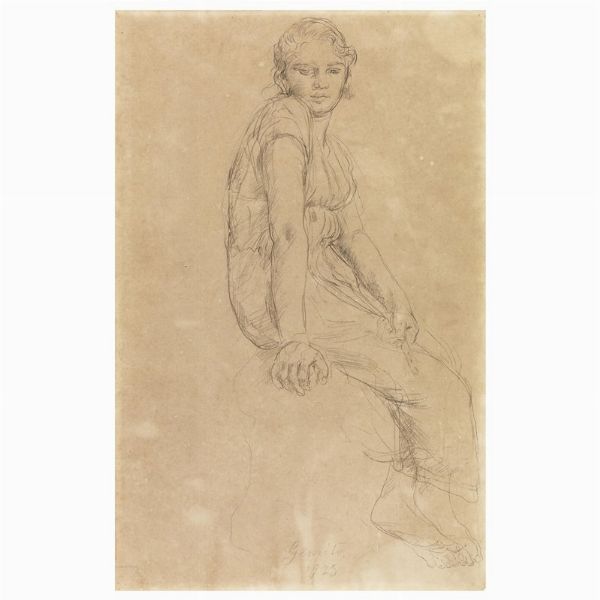 GEMITO VINCENZO : Vincenzo Gemito  - Asta STAMPE E DISEGNI DAL XV AL XIX SECOLO - Associazione Nazionale - Case d'Asta italiane