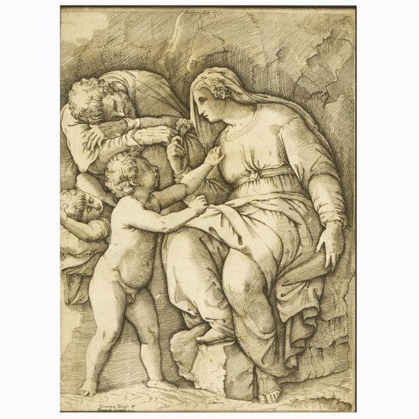 Domenico Zenoi da Battista Franco  - Asta STAMPE E DISEGNI DAL XV AL XIX SECOLO - Associazione Nazionale - Case d'Asta italiane