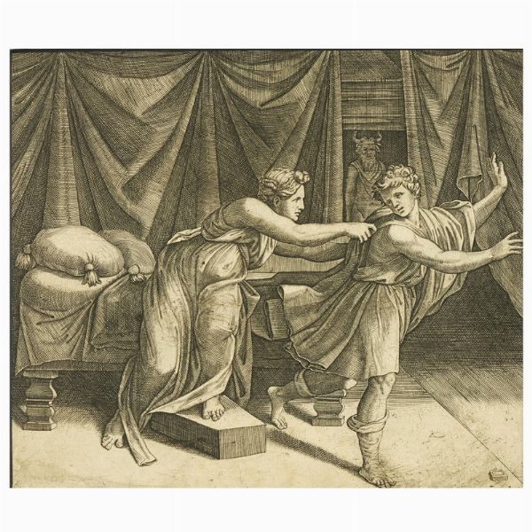 Marcantonio Raimondi  - Asta STAMPE E DISEGNI DAL XV AL XIX SECOLO - Associazione Nazionale - Case d'Asta italiane