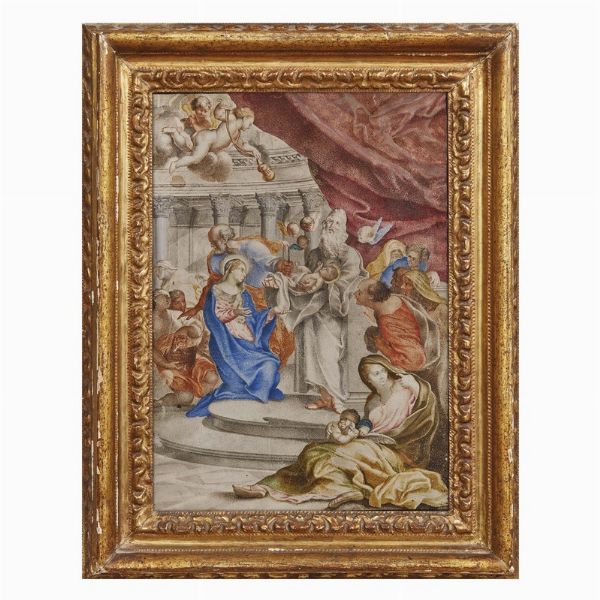 Miniatore italiano, seconda metà sec. XVII  - Asta STAMPE E DISEGNI DAL XV AL XIX SECOLO - Associazione Nazionale - Case d'Asta italiane