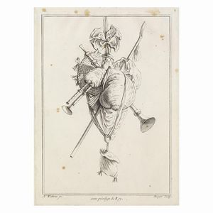 Gabriel Huquier da Jean-Antoine Watteau  - Asta STAMPE E DISEGNI DAL XV AL XIX SECOLO - Associazione Nazionale - Case d'Asta italiane