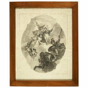 Francesco Bartolozzi da Francesco Fontebasso  - Asta STAMPE E DISEGNI DAL XV AL XIX SECOLO - Associazione Nazionale - Case d'Asta italiane